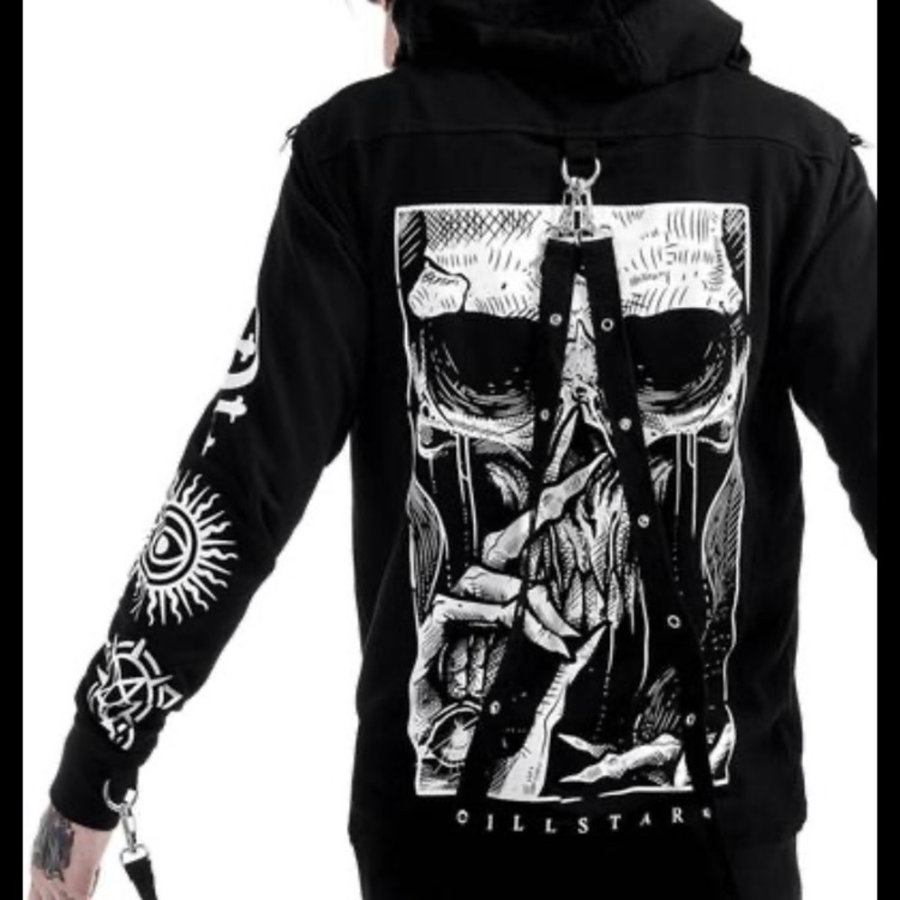 Killstar soldout BlindMind Doomsday Bondage hoodie